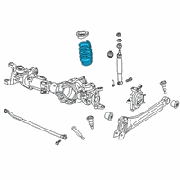OEM 2019 Ram 3500 Front Coil Spring Diagram - 68364556AA