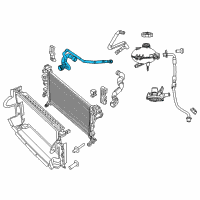 OEM 2015 Jeep Renegade Hose-Radiator Outlet Diagram - 68373798AA