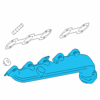 OEM 2000 Ford E-350 Econoline Club Wagon Manifold Diagram - YC2Z-9431-BA