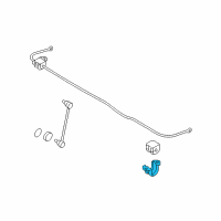 OEM 2006 Hyundai Tucson Bracket-Stabilizer Bar Diagram - 55514-2E000