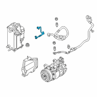 OEM BMW 840i Gran Coupe PRESSURE HOSE ASSY COMPRESSO Diagram - 64-53-9-860-607