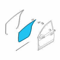 OEM 2013 Kia Forte WEATHERSTRIP Assembly-Front Door Side Diagram - 821301M000