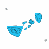 OEM Hyundai Tucson Lamp Assembly-Rear Combination Inside, LH Diagram - 92405-2S000