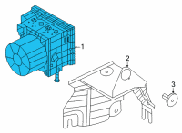 OEM Nissan Sentra Actuator & Ecu Assy, Aniti-Skid Diagram - 47660-6LE0B