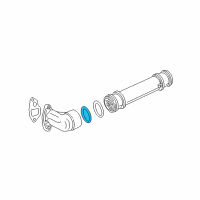 OEM Ford Oil Cooler O-Ring Diagram - 1C3Z-6K649-BA