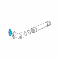 OEM Ford F-350 Adapter Gasket Diagram - F7TZ-6A636-AAA