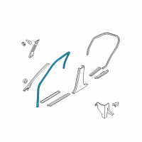 OEM 2007 Nissan Altima Welt-Body Side, Front LH Diagram - 76922-JA00C