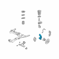 OEM 2005 Chevrolet Classic Steering Knuckle Diagram - 18060674