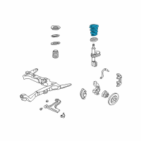 OEM 2002 Chevrolet Malibu Coil Spring Diagram - 22132938