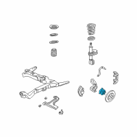 OEM 1998 Oldsmobile Cutlass Hub & Bearing Diagram - 88957259