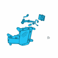 OEM 2020 Cadillac Escalade Fog Lamp Assembly Diagram - 84575580