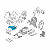 OEM 2021 BMW M5 FOAM ELEMENT, COMFORT SEAT Diagram - 52-10-8-066-923