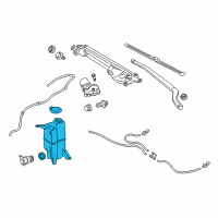 OEM 2011 Toyota Tundra Reservoir Assembly Diagram - 85315-0C060