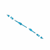 OEM Ford Freestyle Axle Assembly Diagram - 5F9Z-3B437-BA