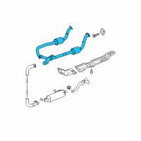 OEM 2006 Dodge Ram 1500 Catalytic Converter Diagram - 5290600AE