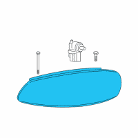 OEM Chrysler Sebring Passenger Side Headlight Assembly Diagram - 4806036AF