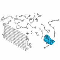 OEM 2020 BMW i3 ELECTRIC A/C COMPRESSOR Diagram - 64-52-9-496-107