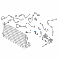 OEM 2021 BMW i3 Pressure Pipe, Front Diagram - 64-50-9-317-392