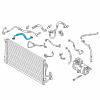 OEM 2016 BMW i3 Intake Pipe, Front Diagram - 64-50-9-317-396