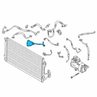 OEM 2019 BMW i3 Pressure Pipe, Front Diagram - 64-50-6-820-924