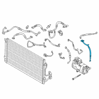 OEM 2016 BMW i3 Intake Pipe, Front Diagram - 64-50-9-317-394