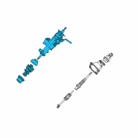 OEM 2004 Nissan Pathfinder Armada Column-Steering Tilt Diagram - 48810-9FD0A