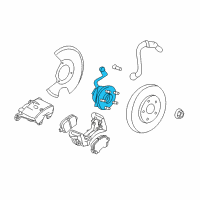 OEM Pontiac G6 Hub & Bearing Diagram - 22706425