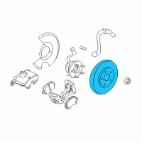 OEM 2008 Chevrolet Malibu Rotor Diagram - 19303828