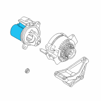 OEM 1992 Ford Mustang Starter Diagram - F87Z-11002-AARM