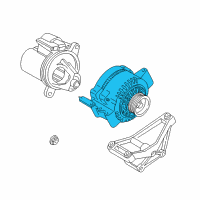 OEM 2006 Mercury Mountaineer Alternator Diagram - 6L2Z-10346-BARM1