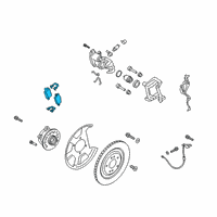 OEM 2020 Kia K900 Pad Kit-Rear Disc Br Diagram - 58302J6A00