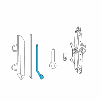 OEM Nissan Xterra Wrench-Wheel Nut Diagram - 99545-8B400