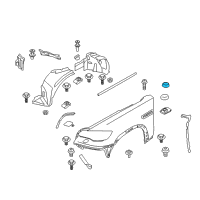 OEM 2019 BMW 430i Gran Coupe Blind Plug Diagram - 07-14-7-127-539