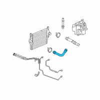 OEM 2005 Dodge Ram 3500 Air Cooler Duct Inlet Diagram - 55056538AC