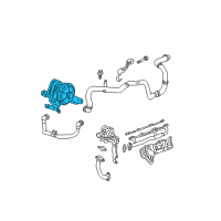 OEM 2010 Chevrolet Malibu Pump Asm-Secondary Air Injection (W/ Bracket) Diagram - 12604502