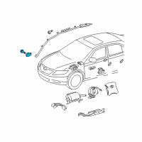 OEM Toyota Venza Front Sensor Diagram - 89173-09740