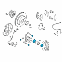OEM 2020 Infiniti QX50 Seal Kit-Disc Brake Diagram - D4120-5NA0A