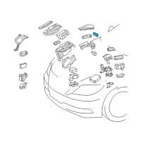 OEM 2013 Lexus LS460 Block Assembly, Relay Diagram - 82660-50040