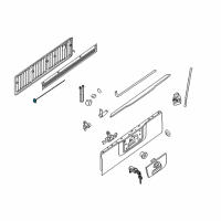 OEM Nissan Titan Lock Assembly-Rear Gate, Right Diagram - 90500-9FM0A