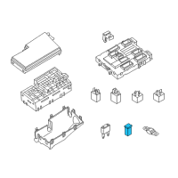 OEM 2005 Ford Five Hundred Maxi Fuse Diagram - F8SZ-14526-DA