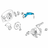 OEM 2007 Nissan Sentra Frame-Steering Lock Diagram - 48701-ET100