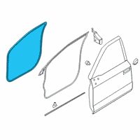 OEM 2017 Ford F-150 Weatherstrip On Body Diagram - FL3Z-1520708-A