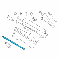 OEM BMW 328xi Light Strip, Rear Left Diagram - 51-43-9-139-837