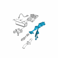 OEM 2001 Oldsmobile Silhouette Column Asm, Steering Diagram - 26088714