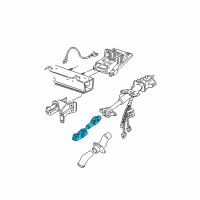 OEM 2003 Oldsmobile Silhouette Intermediate Steering Shaft Assembly Diagram - 26063789