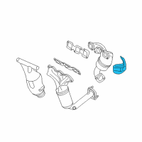 OEM 2008 Ford Fusion Converter Shield Diagram - 6E5Z-5E258-CA