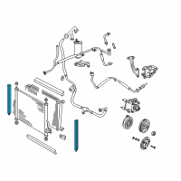 OEM Mercury Monterey Seal Diagram - XF2Z19E572CA
