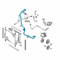 OEM Ford Freestar Hose & Tube Assembly Diagram - 6F2Z-19D850-AB