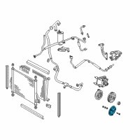 OEM Mercury Monterey Compressor Clutch Diagram - 6F5Z-19D786-A