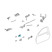 OEM 2000 Honda Insight Hinge A, Front Door Diagram - 67410-S3Y-003ZZ